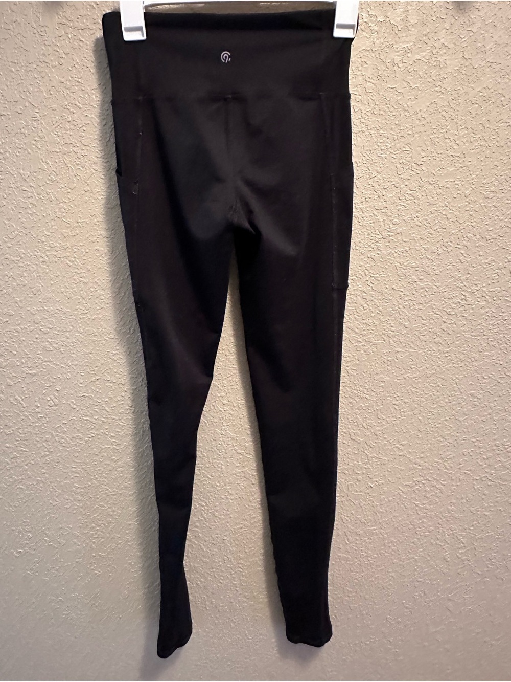 Kids Black High-Waist Active Leggings